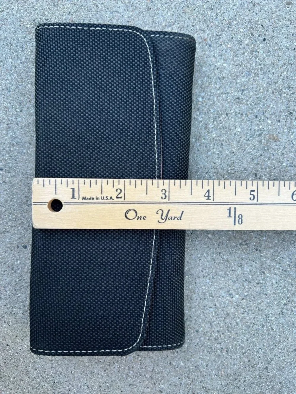 TOMMY HILFIGER Wallet Clutch Black Card Money Holder